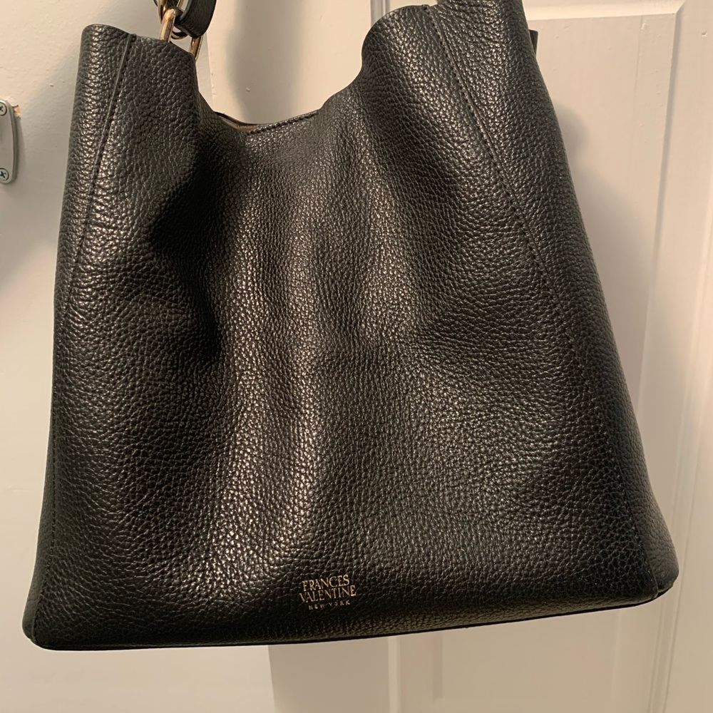 Frances Valentine Leather Bucket Bag